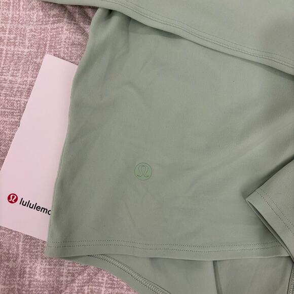 NWT Lululemon Time to Restore Nulu Long Sleeve Shirt Creamy Mint - Picture 9 of 9